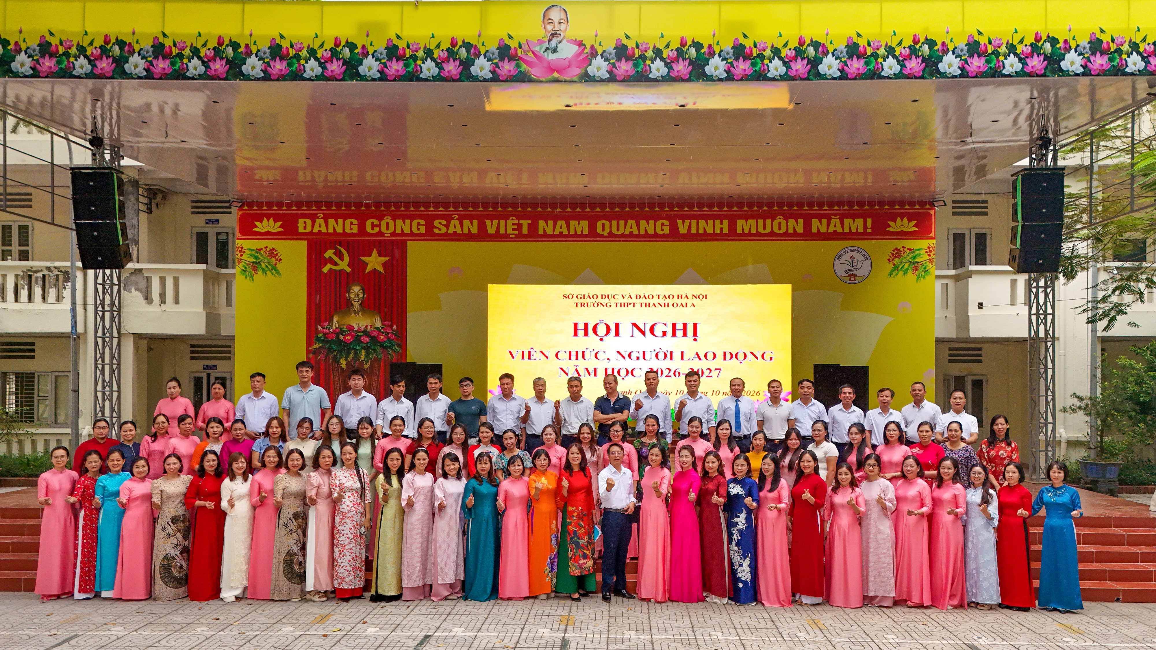HỘI NGHỊ VIÊN CHỨC, NGƯỜI LAO ĐỘNG TRƯỜNG THPT THANH OAI A NĂM HỌC 2026–2027